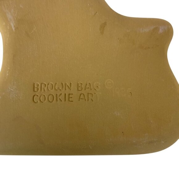 Vintage Brown Bag Cookie Art Sleigh Cookie Mold 1985 for Baking & Collecting - Picture 3 of 3